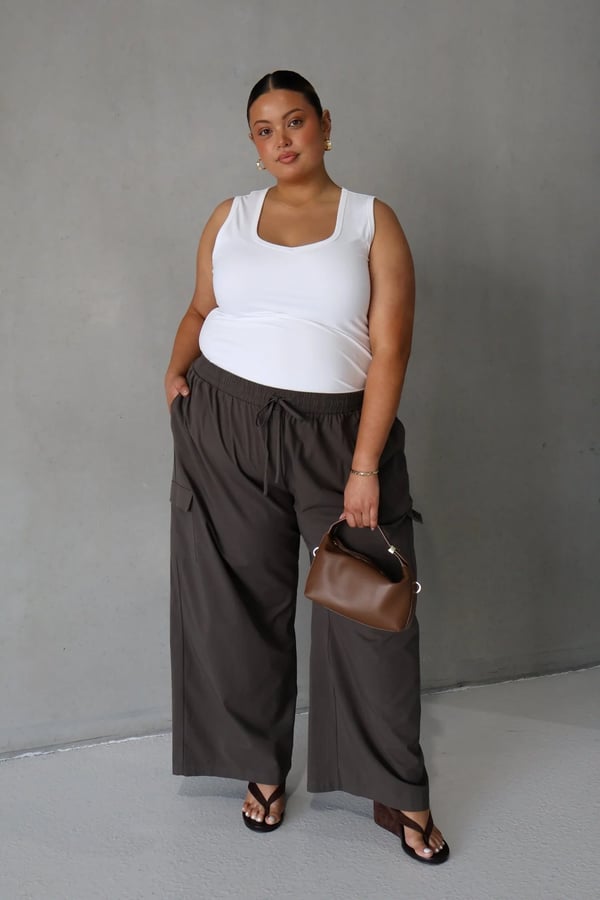 Fayt Renly Utility Pant Moss Grey