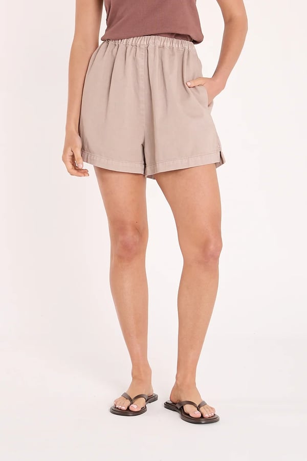 Feather & Noise Arlo Denim Short - Mocha