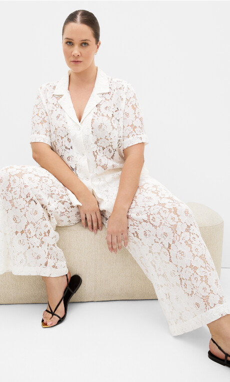 City Chic Lani Lace Pants